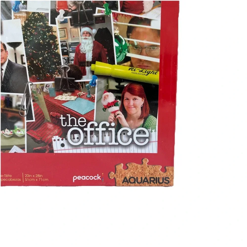 The Office 1000 Pieces Christmas Puzzle 20 X‎ 28 Brand Sealed By Aquarius 65-387